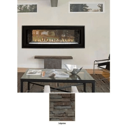 Empire Boulevard 48" Direct Vent See Thru Linear Gas Fireplace - DVLL48SP90