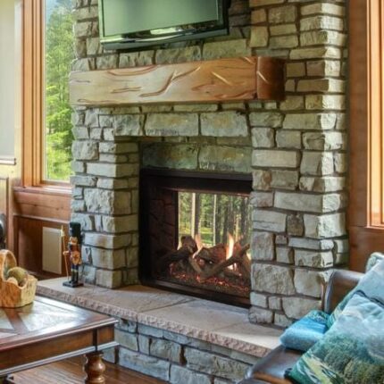 Empire Rushmore 40 Clean Face See Through Direct Vent Gas Fireplace - DVCT40CSP