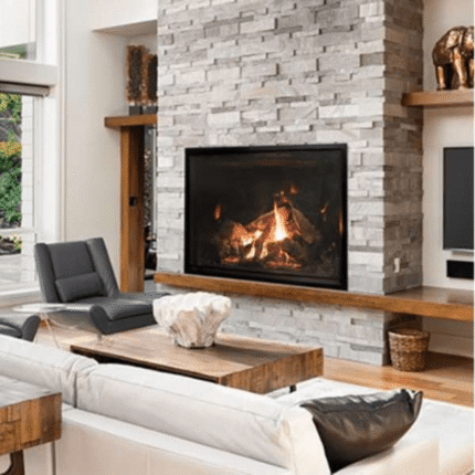 Empire Rushmore 50 Clean Face Direct Vent Gas Fireplace - DVCT50CBP