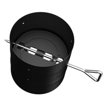 Drolet 6" Single Wall Pipe Section with Damper - SP00190